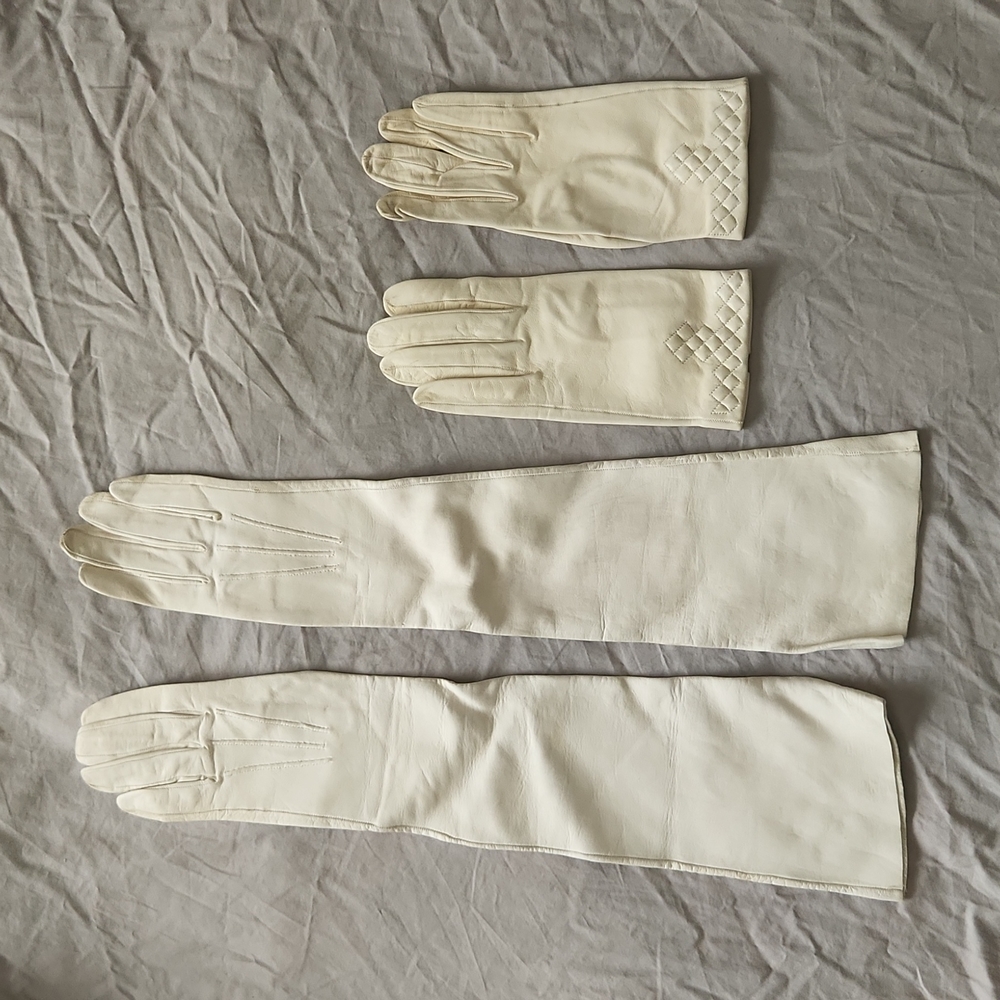 Vintage Leather Gloves - Long & Wrist